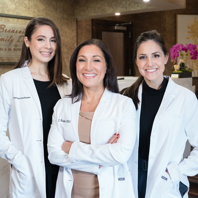 Dr. Bonifate, Dr. Kirshenbaum, and Dr. Krolian of Bronxville Family Dental in Bronxville, NY