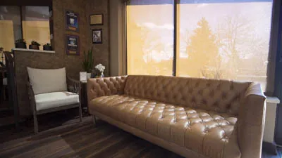 inside the waiting room at Bronxville Family dental
